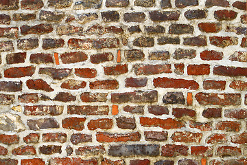 Image showing ancient brick wall