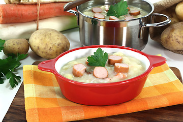 Image showing Potato soup