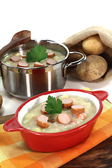 Image showing Potato soup