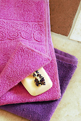 Image showing Colorful towels