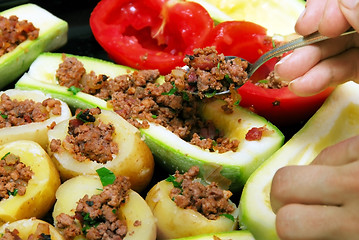 Image showing Stuffed vegetables