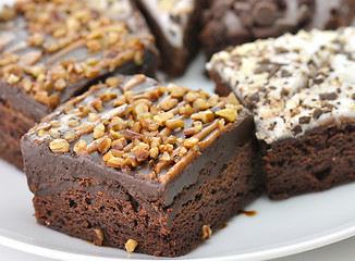 Image showing brownies assortment