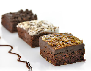 Image showing brownies assortment