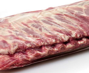 Image showing raw ribs close up 