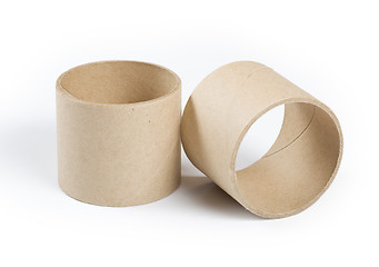 Image showing Cardboard cylinders 