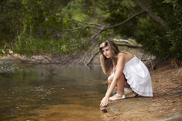 Image showing Beauty young woman 