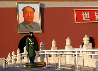 Image showing Mao on the Wall