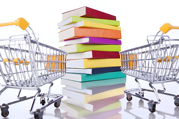 Image showing Buying books