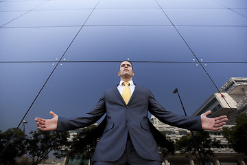 Image showing Confident young businessman