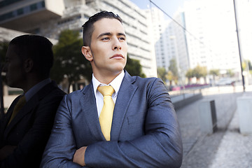 Image showing Confident young businessman