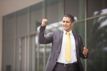 Image showing Successful young businessman