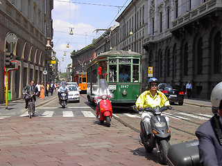 Image showing Busy street