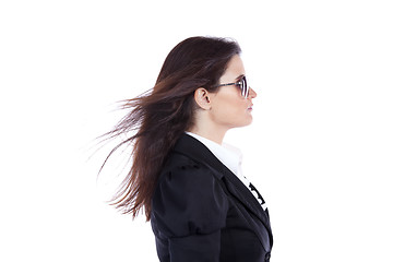 Image showing Businesswoman side view