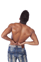 Image showing Back muscle pain