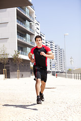 Image showing Running athlete