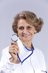 Image showing Happy senior doctor