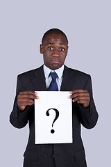 Image showing Businessman question