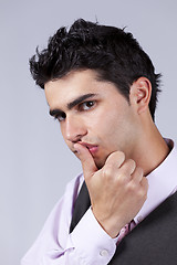 Image showing Sensual handsome young man