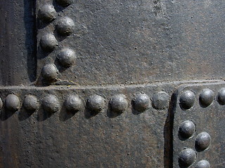 Image showing rivets of iron