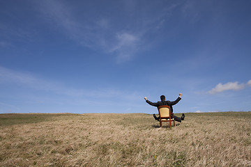 Image showing Outdoor relax