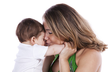 Image showing Mother with her baby son