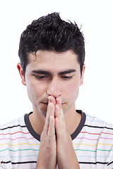 Image showing Man praying