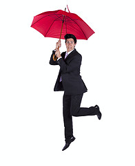 Image showing Happy insurance agent