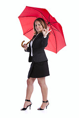 Image showing Insurance businesswoman