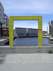 Image showing yellow arch