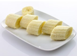 Image showing  sliced banana