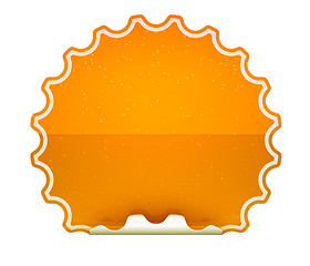 Image showing Orange spotted hamous sticker or label 