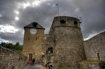 Image showing Bouillon  medieval castle in belgium