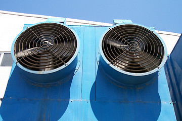 Image showing industrial fans