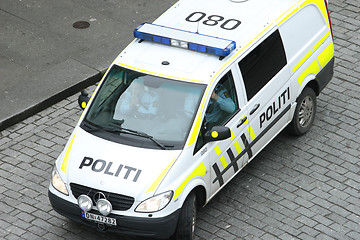 Image showing New Norwegian police car