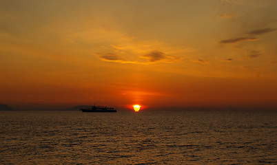 Image showing Sunset in Crimea