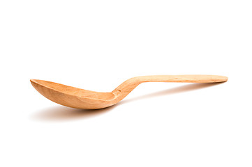 Image showing Empty wooden spoon 