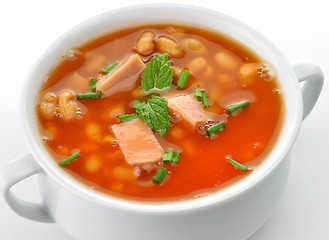 Image showing white bean soup