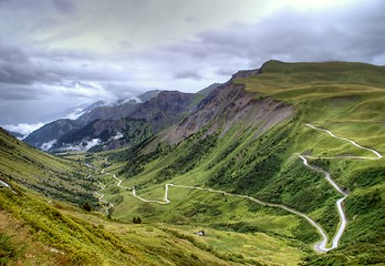 Image showing hiking in frensh alpes in summer