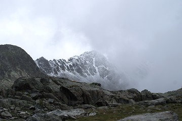 Image showing hiking in frensh alpes in summer