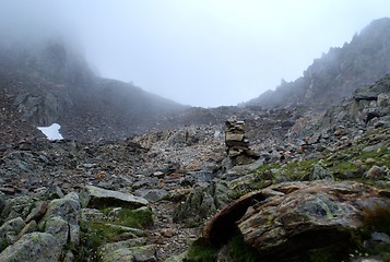 Image showing hiking in frensh alpes in summer