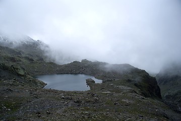 Image showing hiking in frensh alpes in summer