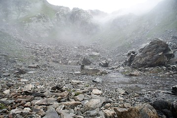 Image showing hiking in frensh alpes in summer