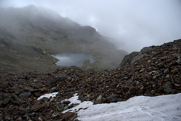 Image showing hiking in frensh alpes in summer