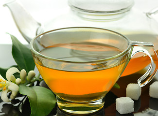 Image showing green tea composition