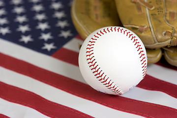 Image showing Baseball Flag