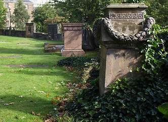 Image showing Glasgow cemetery
