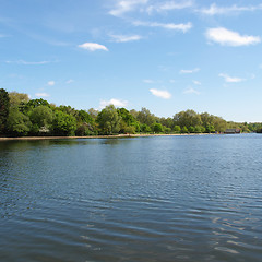 Image showing Serpentine lake, London