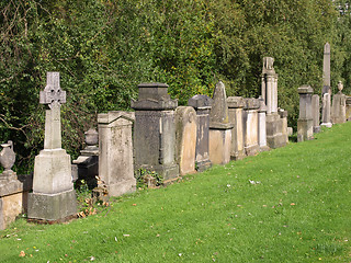 Image showing Glasgow cemetery