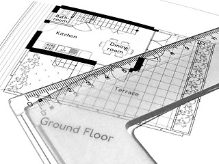 Image showing Technical drawing