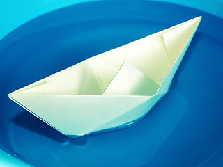 Image showing Paper boat